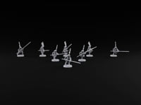 Levelled Spears Human Ashigaru turntable