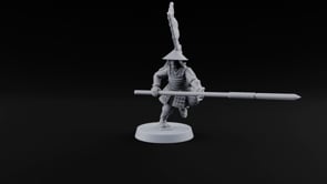 Levelled Spears Human Ashigaru H turntable