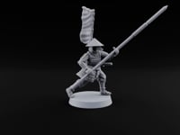 Levelled Spears Human Ashigaru D turntable