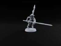 Levelled Spears Human Ashigaru A turntable