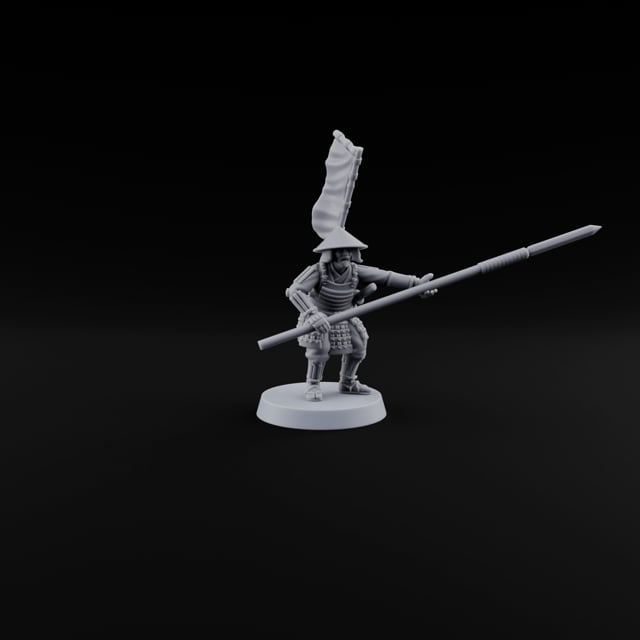 Holding the Line Human Ashigaru Spearman E turntable
