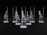Standing Ready Human Ashigaru turntable
