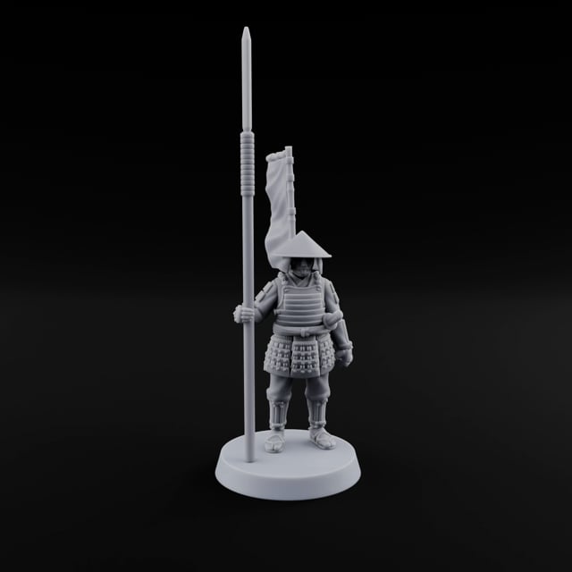 Standing Ready Human Ashigaru A turntable