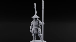 Standing Ready Human Ashigaru C turntable
