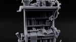 Overstuffed Library Bookshelf A turntable