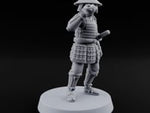Lets Go Human Ashigaru Command Figure C turntable