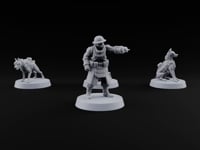 Pointing the Way Human and War Dog Team turntable