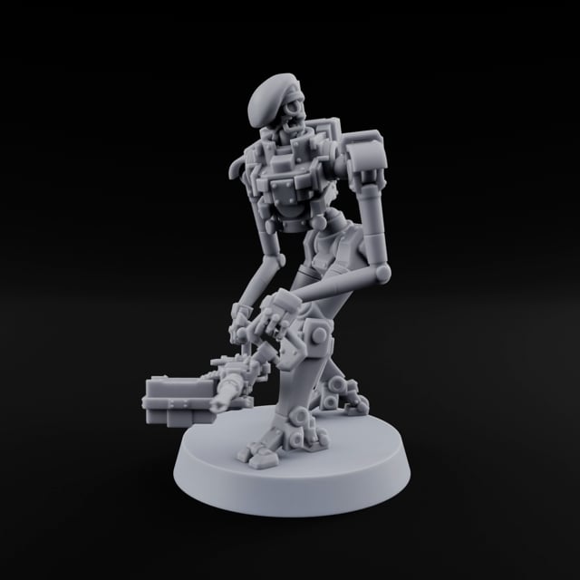 Weapons at the Ready Weird War British Automaton Heavy Machine Gunner D turntable