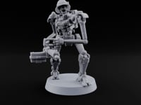 Guns at the Hip Weird War Automaton Machine Gunner F turntable