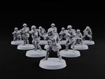 Sweeping the Perimeter Human Bullpup Riflemen turntable