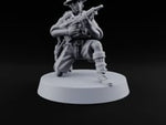 Sweeping the Perimeter Human Bullpup Rifleman I turntable