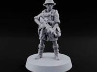 Sweeping the Perimeter Human Bullpup Rifleman E turntable