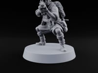 Sweeping the Perimeter Human Bullpup Rifleman H turntable