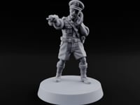 Directing Fire British Far East Officer A turntable