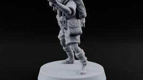 On Jungle Patrol Human Rifleman B turntable