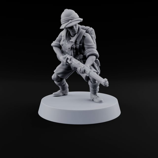 On Jungle Patrol Human Rifleman J turntable
