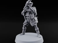 On Jungle Patrol Human Rifleman A turntable