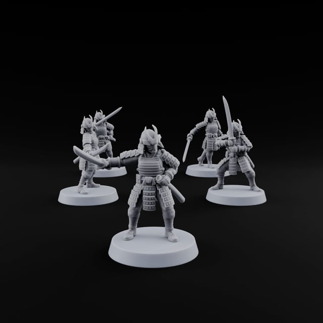 Swords Drawn Human Umikage Guards turntable