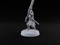 Sweeping the Deck Human Naginata Escort D turntable