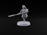 Sweeping the Deck Human Naginata Escort A turntable