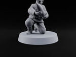 Prepare the Barrage Japanese Naval Howitzer Team E turntable