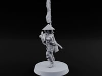 Priming the Volley Human Ashigaru Musketeer D turntable