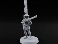Priming the Volley Human Ashigaru Musketeer E turntable