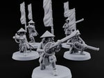 Priming the Volley Human Ashigaru Musketeers turntable