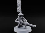 Priming the Volley Human Ashigaru Musketeer C turntable