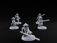 Digging In Human Ashigaru Spearmen turntable