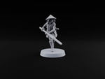 Charging Headlong Human Ashigaru Spearman A turntable