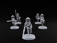 Charging Headlong Human Ashigaru Spearmen turntable