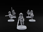 Charging Headlong Human Ashigaru Spearmen turntable
