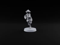 Charging Headlong Human Ashigaru Spearman C turntable