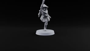 Charging Headlong Human Ashigaru Spearman E turntable