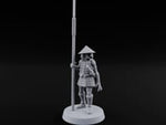 At Spear's Rest Human Ashigaru Spearman D turntable