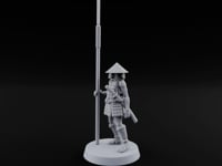 At Spear's Rest Human Ashigaru Spearman C turntable
