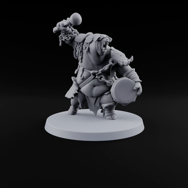 Loud, Proud and Boarish Wereboar Commander C turntable