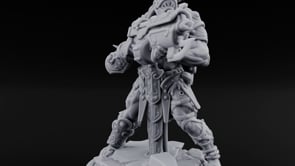 Old Runes, New Firepower Space Orc Heavy Warrior C turntable