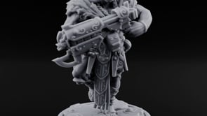 Old Runes, New Firepower Space Orc Heavy Warrior B turntable