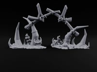 Where the Badlands Grow Teeth Horned Badlands Terrain Piece B turntable