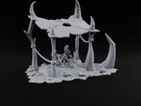 Where the Badlands Grow Teeth Horned Badlands Terrain Piece D turntable