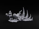 Where the Badlands Grow Teeth Horned Badlands Terrain Piece E turntable