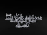 Where the Badlands Grow Teeth Horned Badlands Terrain Set turntable