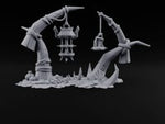 Where the Badlands Grow Teeth Horned Badlands Terrain Piece A turntable