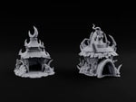 Under Crooked Eaves Orc Huts turntable