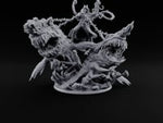 Two Maws, One Message Human Herald with Twin Maw Demons turntable
