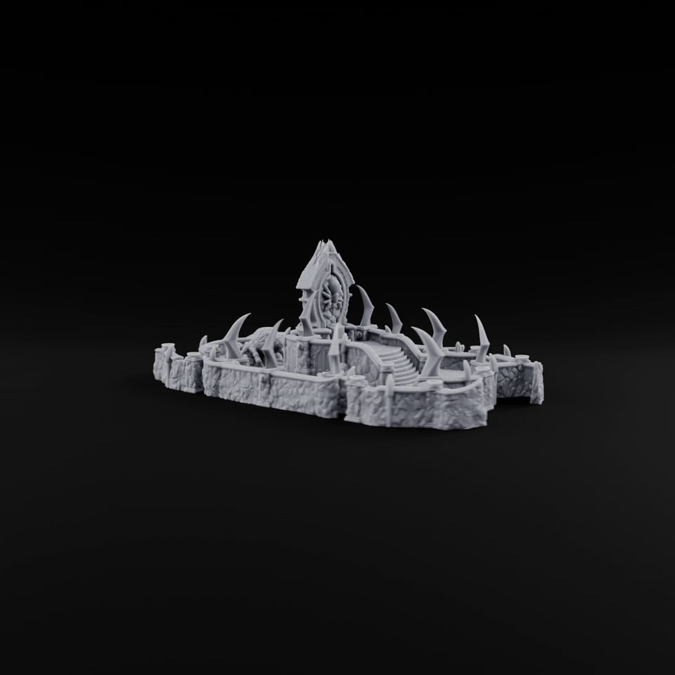 Kneel Carefully Horn-Ringed Shrine turntable