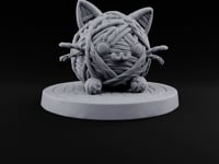 The Ball Grew Whiskers Yarn-Tangled Cat turntable