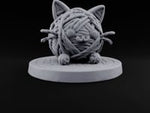 The Ball Grew Whiskers Yarn-Tangled Cat turntable